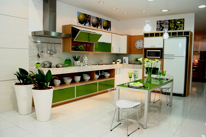 Bố trí cây xanh cho không gian bếp của bạn